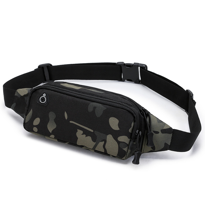 New Gear Running - กระเป๋าสะพายไหล่เดี่ยวความจุขนาดใหญ่ลายพรางสไตล์ใหม่สำหรับกระเป๋าคาดเอว เหมาะสำหรับอุปกรณ์วิ่งด้วย