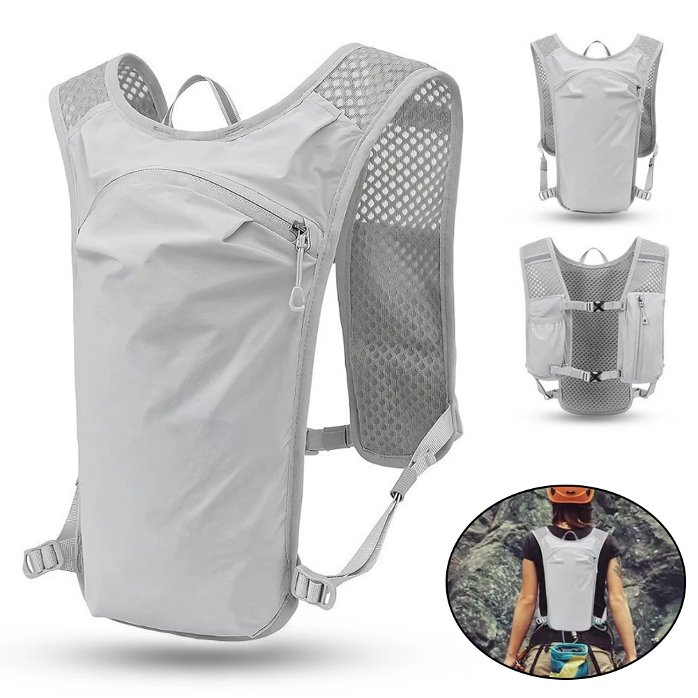 Running Gear For Marathon - เสื้อกั๊กสำหรับปั่นจักรยาน วิ่ง เดินป่า ระบายอากาศได้ดี สำหรับกีฬาจักรยาน ครอสคันทรี