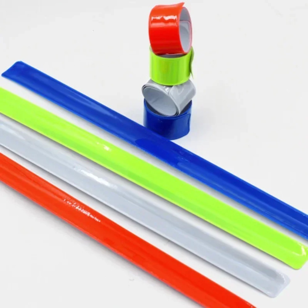 Running Gear Reflective - สายรัดขาสะท้อนแสงแบบปรับได้ 2 ชิ้น – สายรัดเรืองแสงสำหรับวิ่ง ตกปลา