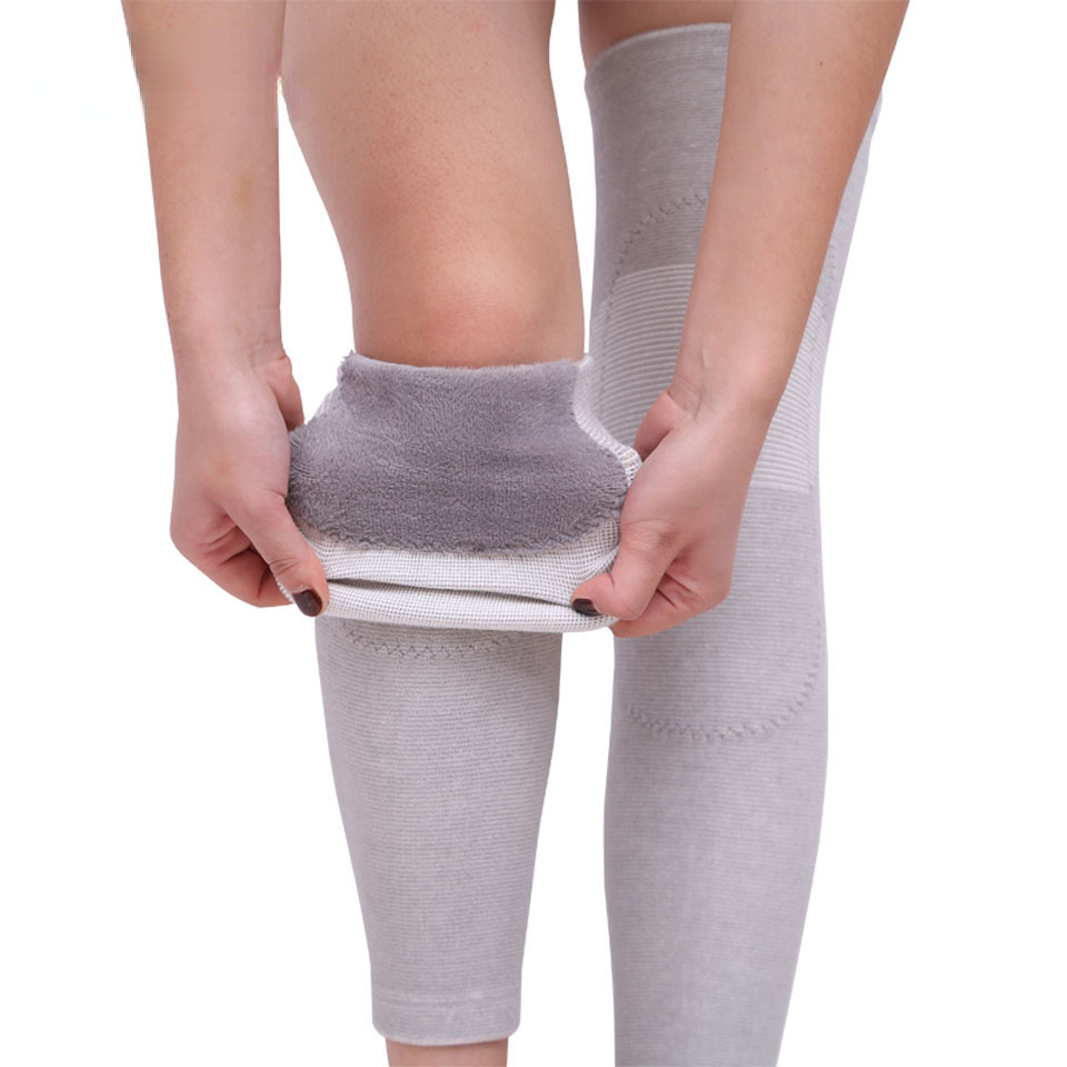 Running Gear For Knee Pain - แผ่นรองเข่าสำหรับผู้หญิงและผู้ชาย, อุปกรณ์ป้องกันยาว1คู่แผ่นรองเข่าใส่วิ่งขี่จักรยานสำหรับฤดูหนาว