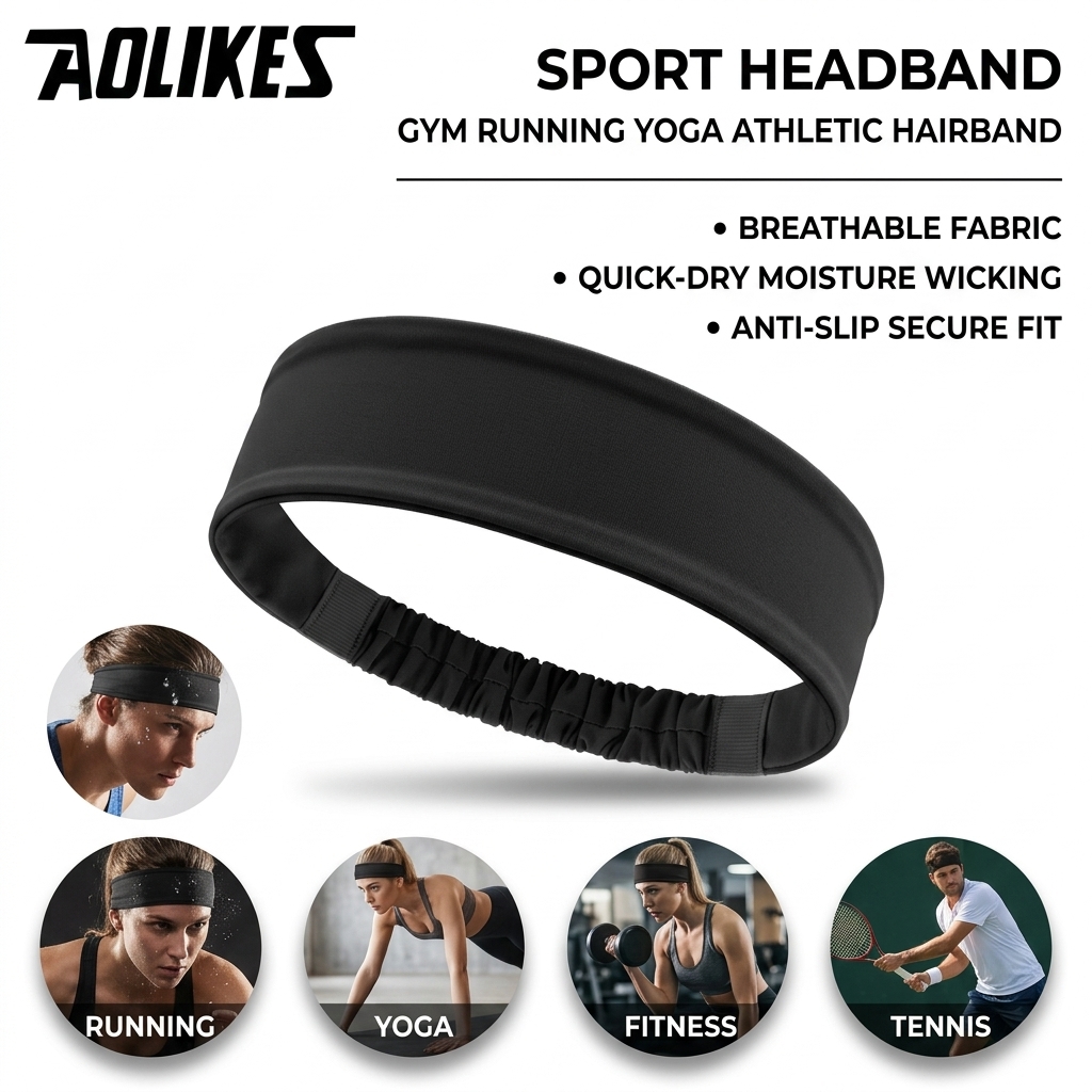 ที่คาดผมโพลีเอสเตอร์สำหรับออกก - Running Gear Quick Dry บทวิจารณ์และราคา