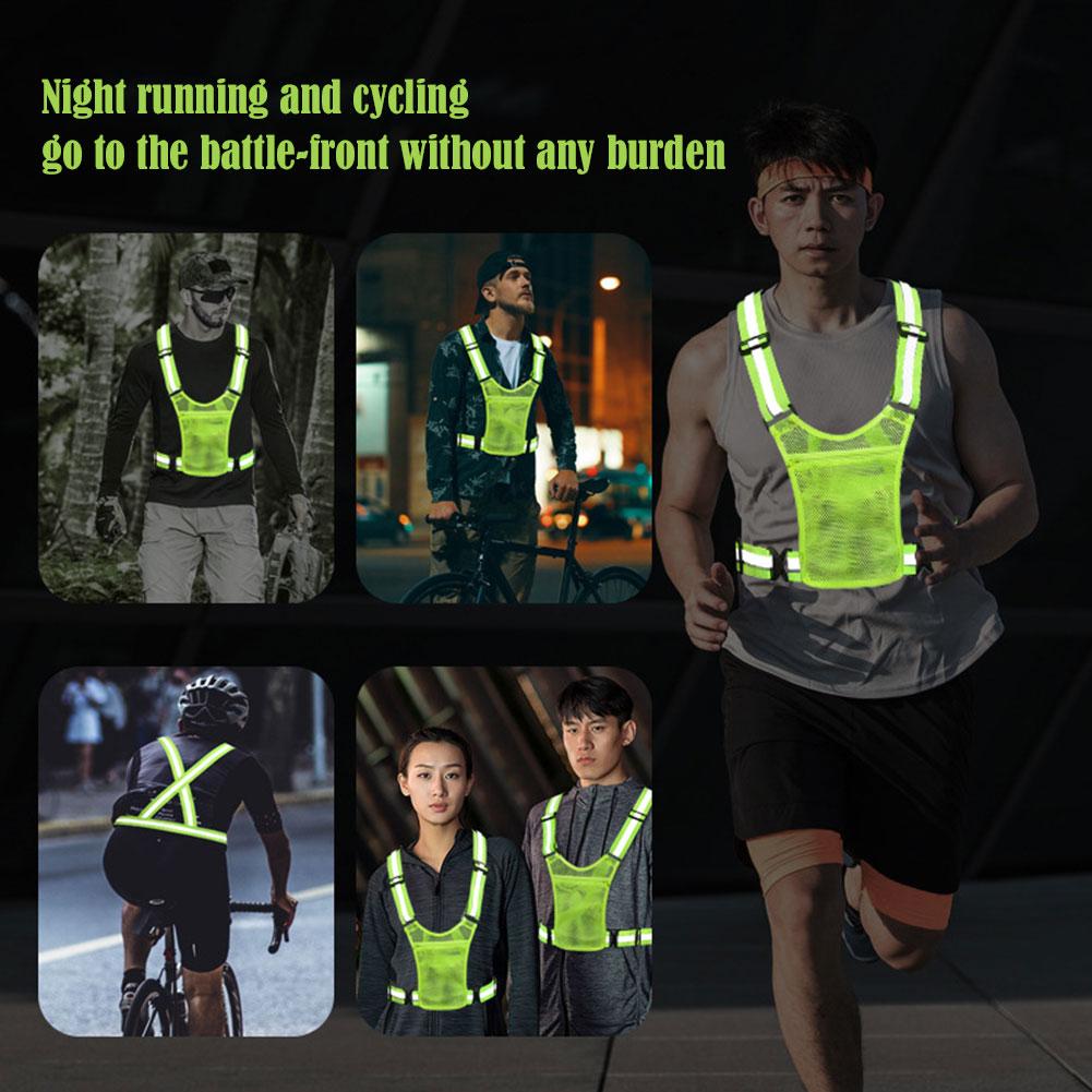 เสื้อกั๊กสะท้อนแสงน้ำหนักเบา ป - Running Gear Reflective บทวิจารณ์และราคา