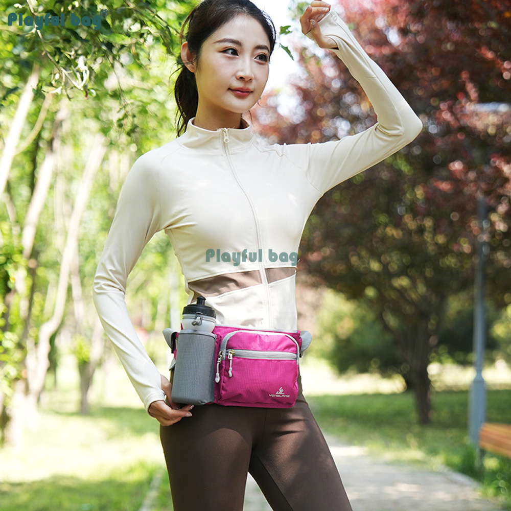 ขวดน้ำน้ำหนักเบาเข็มขัดวิ่งสำห - Running Gear For Marathon บทวิจารณ์และราคา