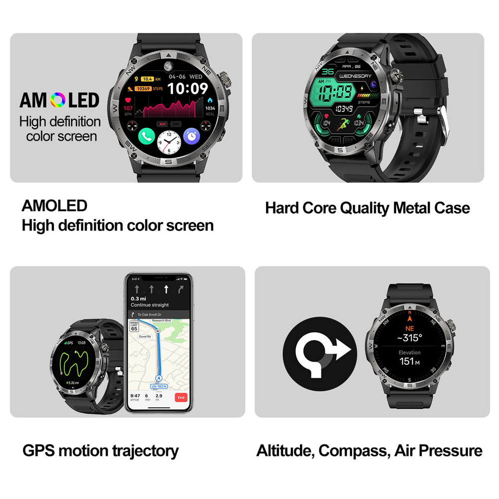 NORTH EDGE GPS กีฬาสมาร์ทนาฬิก - Gps Running Watch บทวิจารณ์และราคา