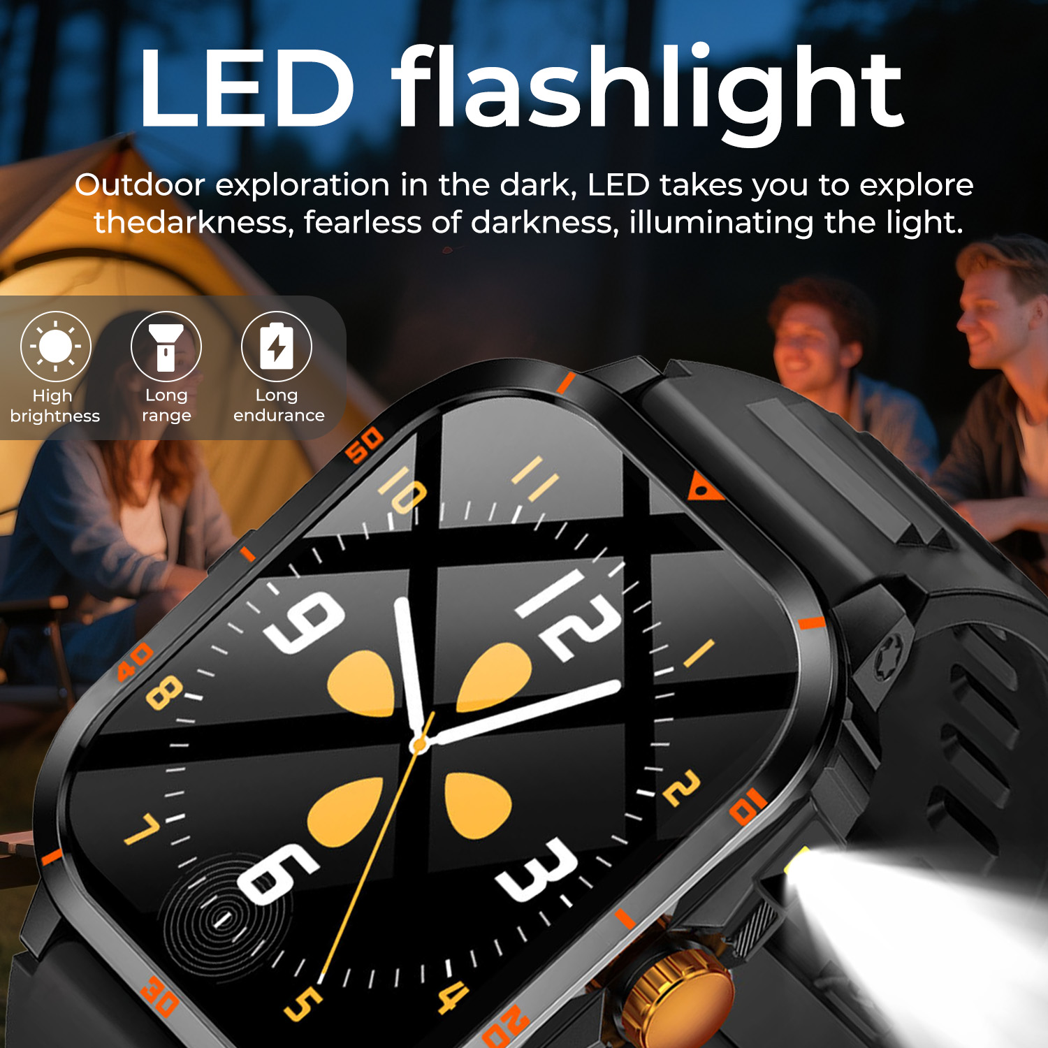 2025 ใหม่สมาร์ทวอทช์ทหาร 2.01  - Gps Running Watch บทวิจารณ์และราคา