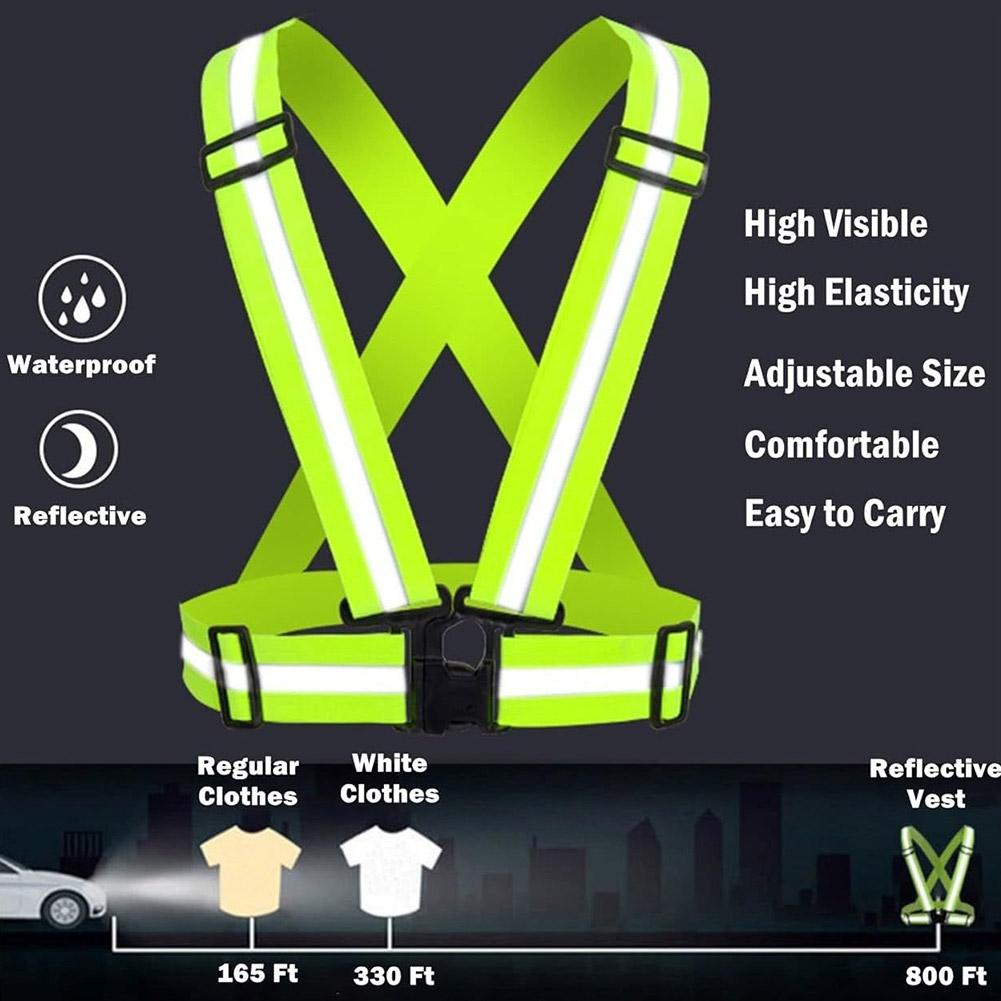 เสื้อกั๊กสะท้อนแสงปรับระดับได้ - Running Gear Reflective บทวิจารณ์และราคา