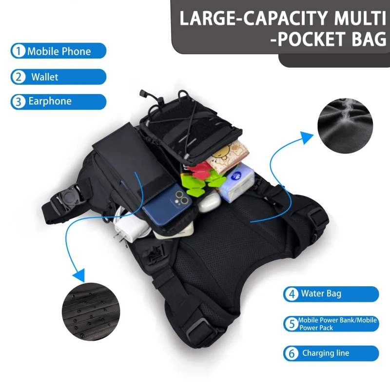 ​ กระเป๋าคาดอกแบบยุทธวิธีคุณภา - Running Gear Reflective บทวิจารณ์และราคา