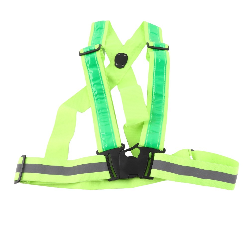 เสื้อกั๊กนิรภัย LED โพลีเอสเตอ - Running Gear Reflective บทวิจารณ์และราคา