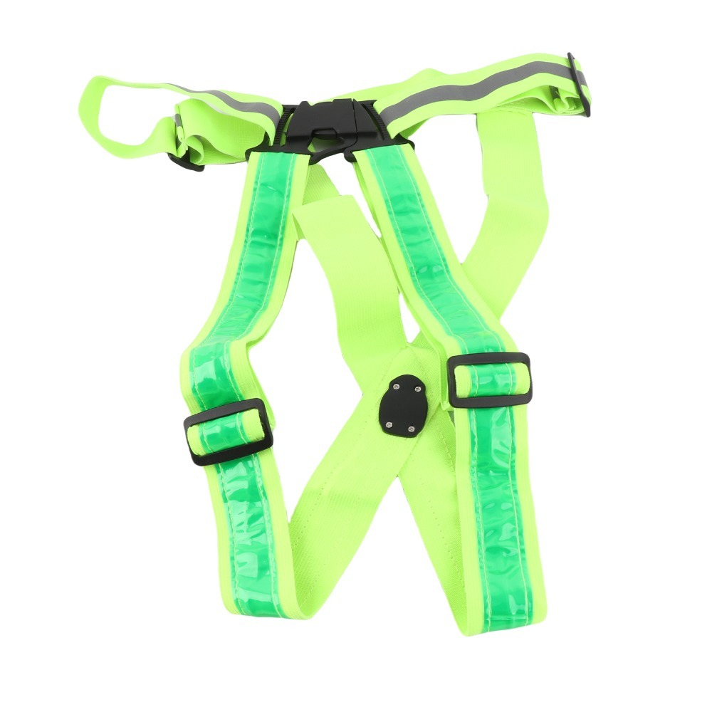 เสื้อกั๊กนิรภัย LED โพลีเอสเตอ - Running Gear Reflective บทวิจารณ์และราคา