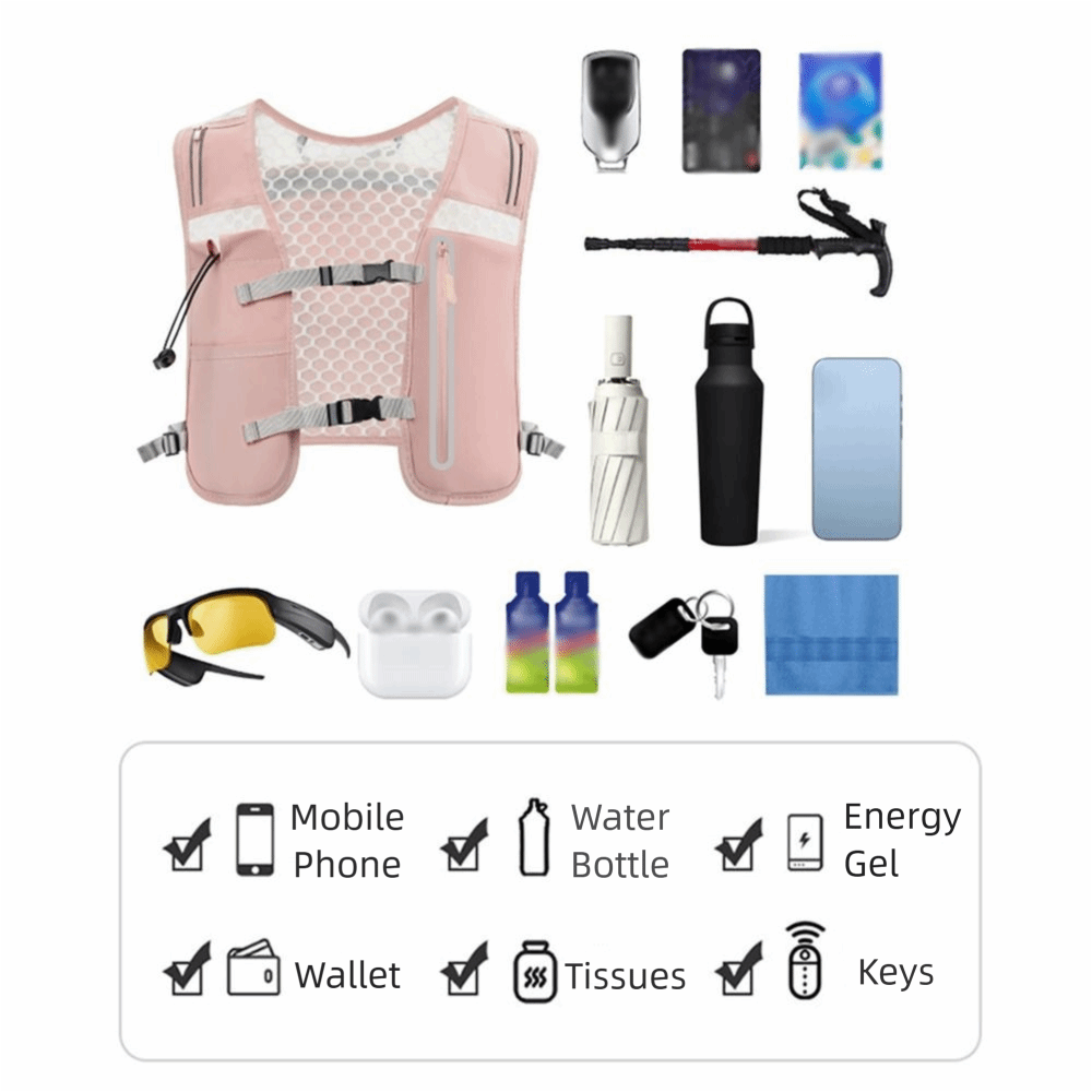เสื้อกั๊กวิ่งสะท้อนแสงสะท้อนแส - Running Gear Reflective บทวิจารณ์และราคา