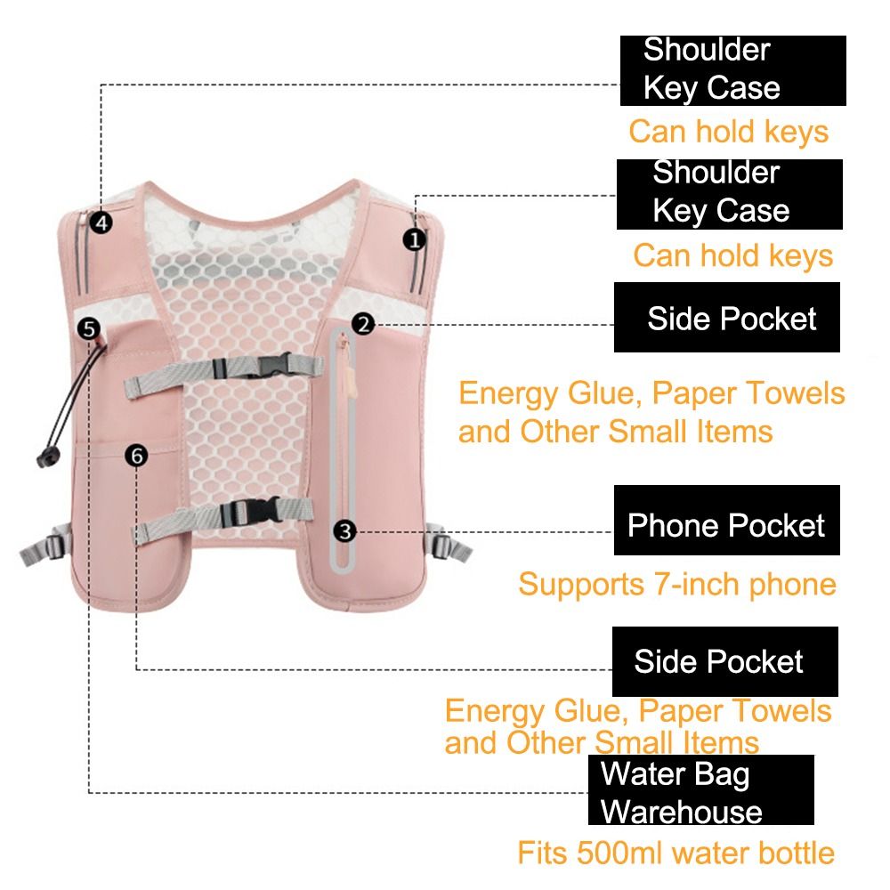 เสื้อกั๊กวิ่งสะท้อนแสงสะท้อนแส - Running Gear Reflective บทวิจารณ์และราคา