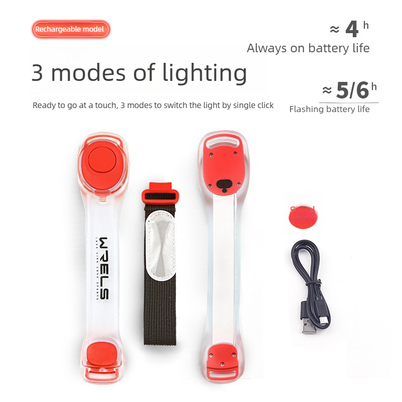 สายรัดแขน/ขาแบบมีไฟ LED ชาร์จไ - New Gear Running บทวิจารณ์และราคา