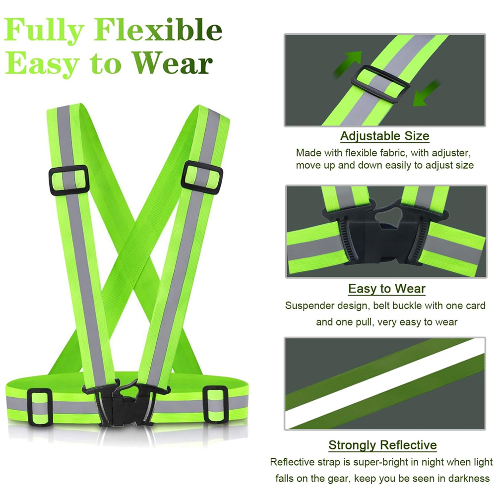 เสื้อกั๊กวิ่งกลางคืน 1 ชิ้น สะ - Running Gear Reflective บทวิจารณ์และราคา