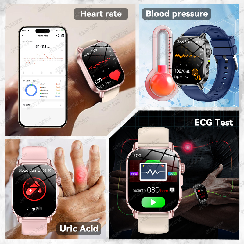 GUHUAVMI 2026 สมาร์ทวอทช์เพื่อ - Gps Running Watch บทวิจารณ์และราคา