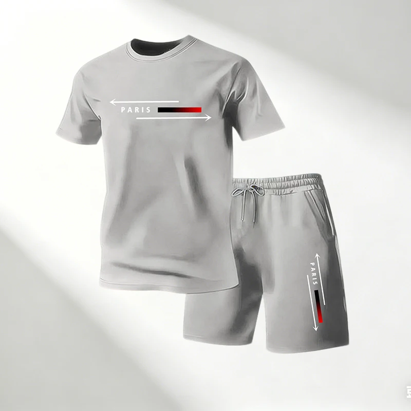 เสื้อยืดแขนสั้นผู้ชาย กางเกงขา - Running Gear Quick Dry บทวิจารณ์และราคา