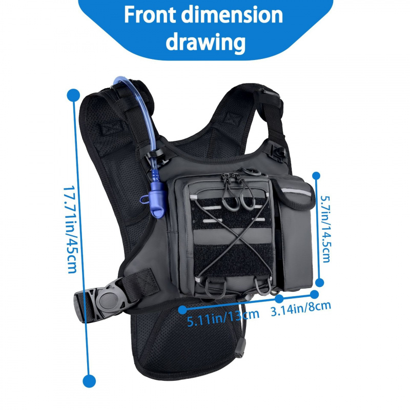 กระเป๋าคาดอกแบบยุทธวิธีรุ่นใหม - Running Gear Essential บทวิจารณ์และราคา