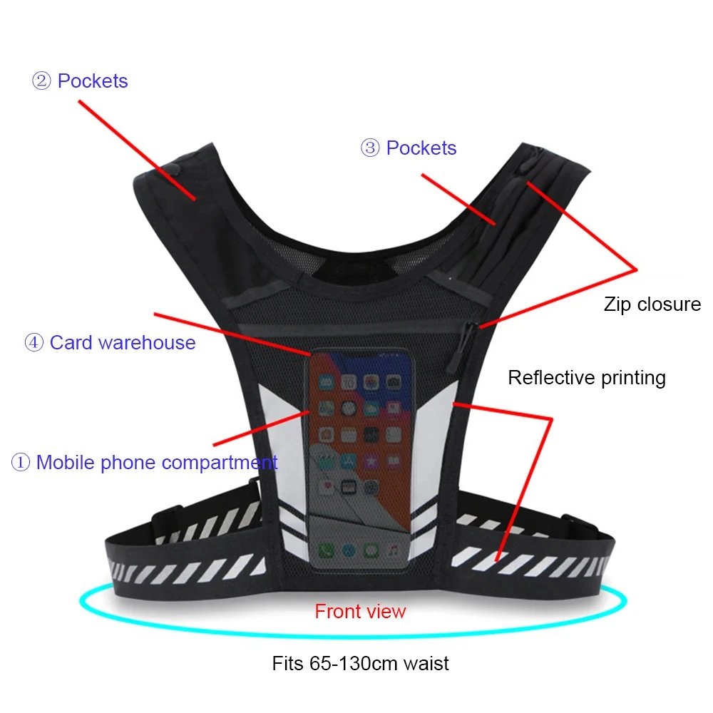 OSSOHH เสื้อกั๊กวิ่ง 1 ชิ้น, เ - Running Gear Reflective บทวิจารณ์และราคา