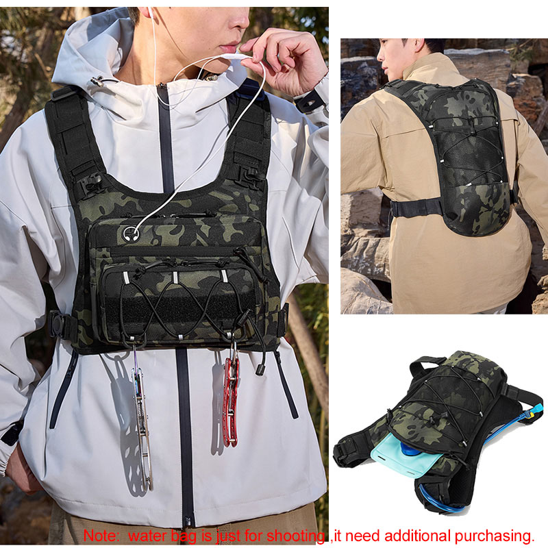 กระเป๋าสะพายหน้าอกแบบยุทธวิธี  - Running Gear Reflective บทวิจารณ์และราคา