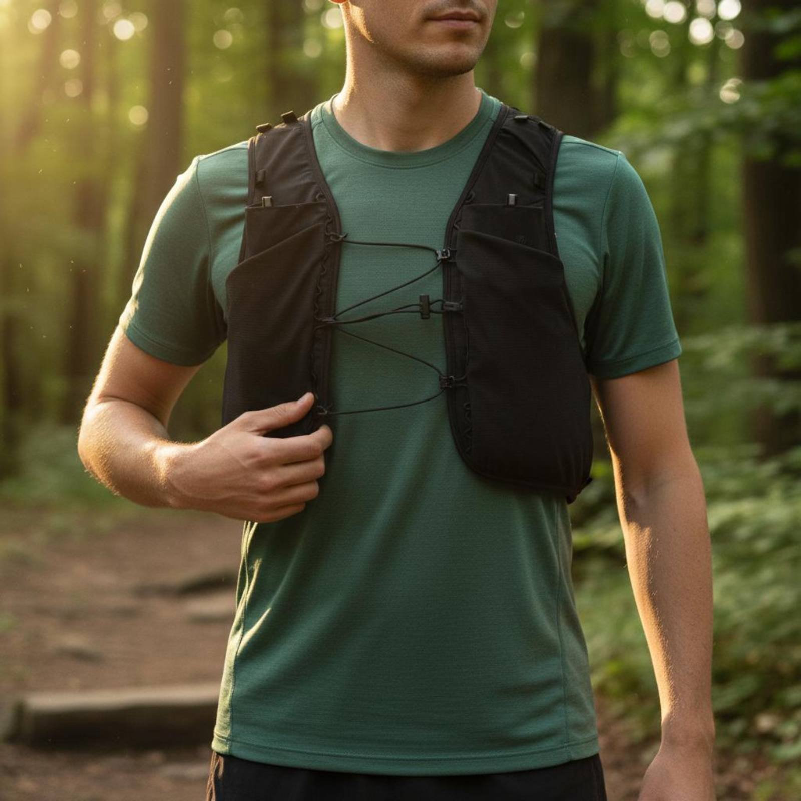 เสื้อกั๊กวิ่งน้ำหนักเบา เสื้อก - Running Gear Essential บทวิจารณ์และราคา