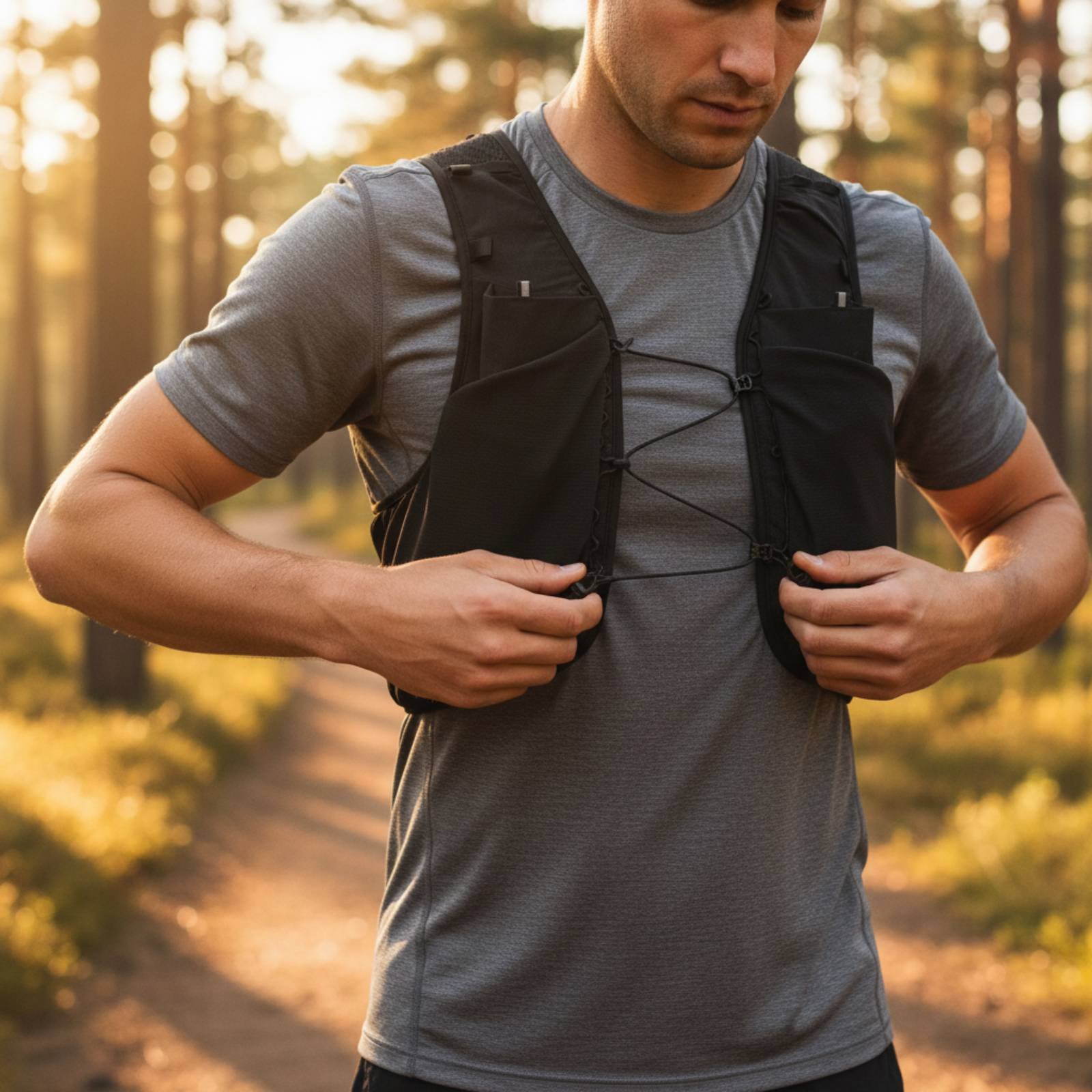 เสื้อกั๊กวิ่งน้ำหนักเบา เสื้อก - Running Gear Essential บทวิจารณ์และราคา