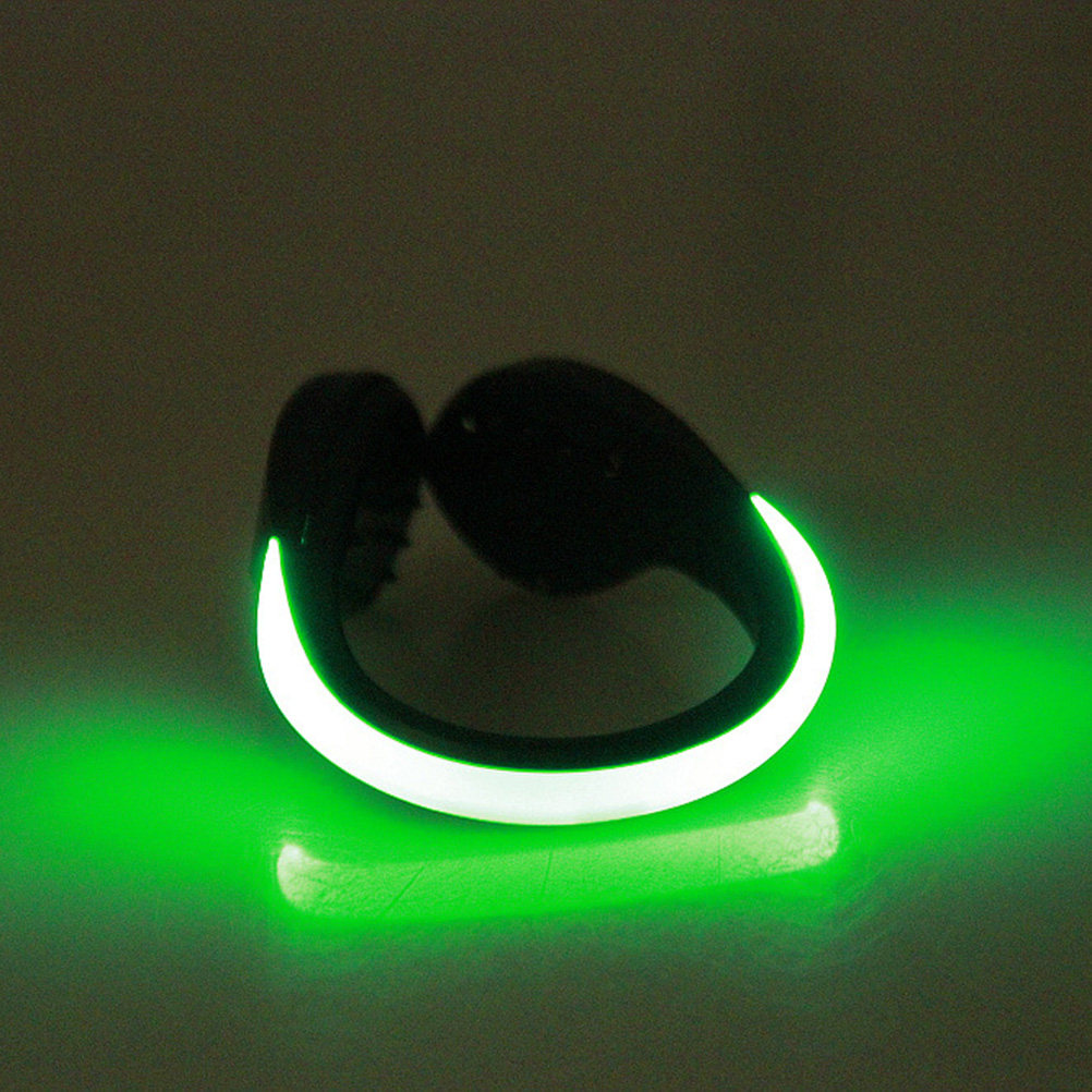 คลิปหนีบรองเท้า LED สีเขียว 1  - Running Gear Green บทวิจารณ์และราคา