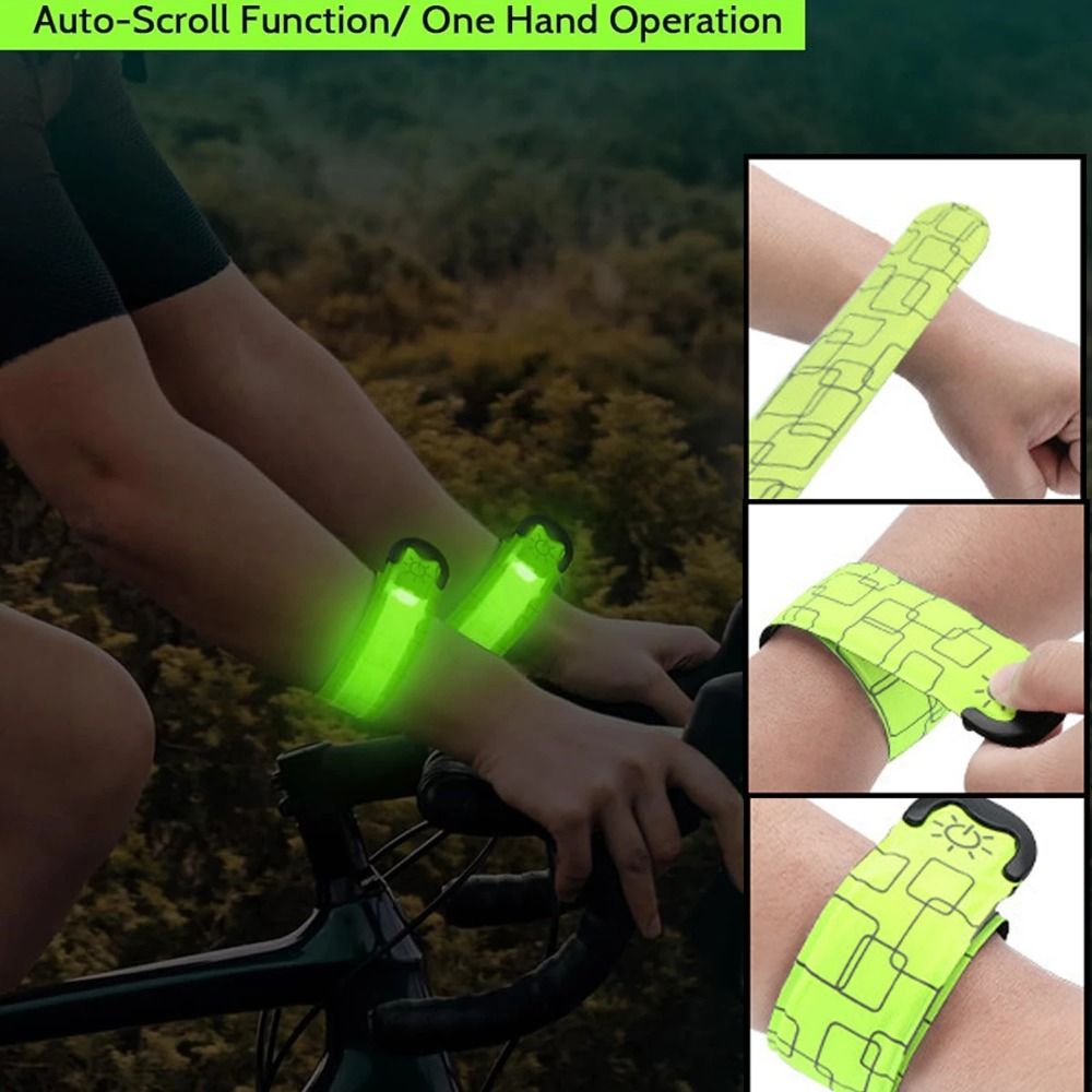 สายรัดแขนวิ่งกลางคืนสไตล์แบตเต - Running Gear Reflective บทวิจารณ์และราคา
