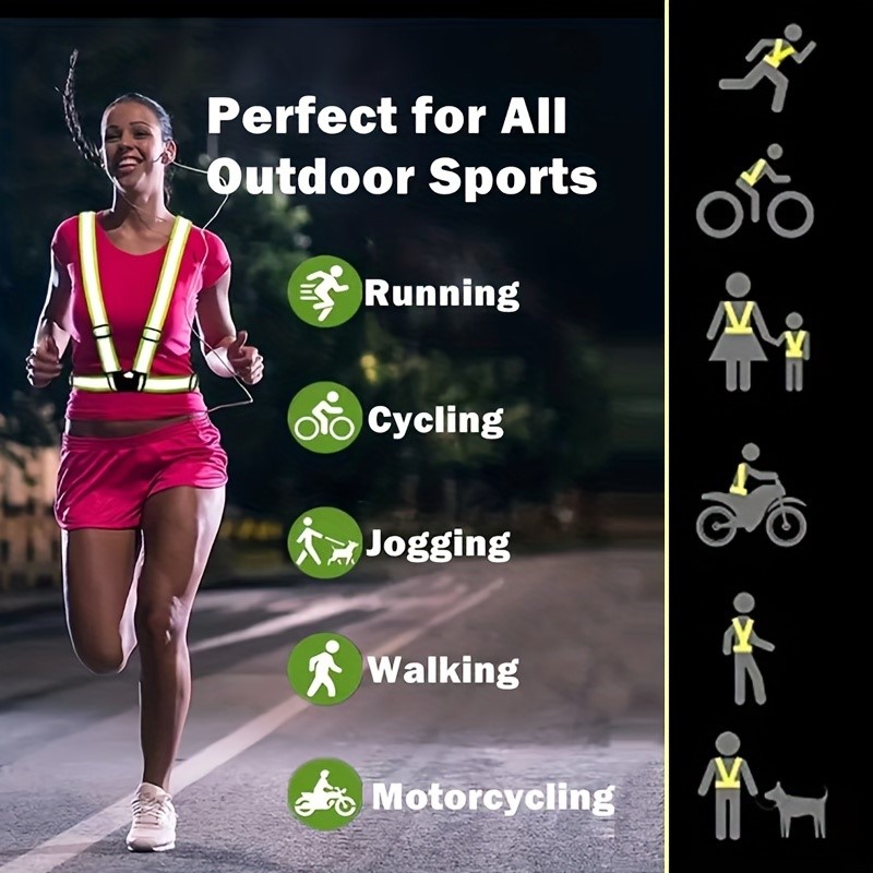 เสื้อกั๊กสะท้อนแสงเพื่อความปลอ - Running Gear Reflective บทวิจารณ์และราคา