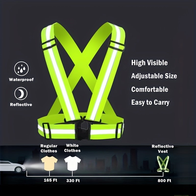 เสื้อกั๊กสะท้อนแสงเพื่อความปลอ - Running Gear Reflective บทวิจารณ์และราคา