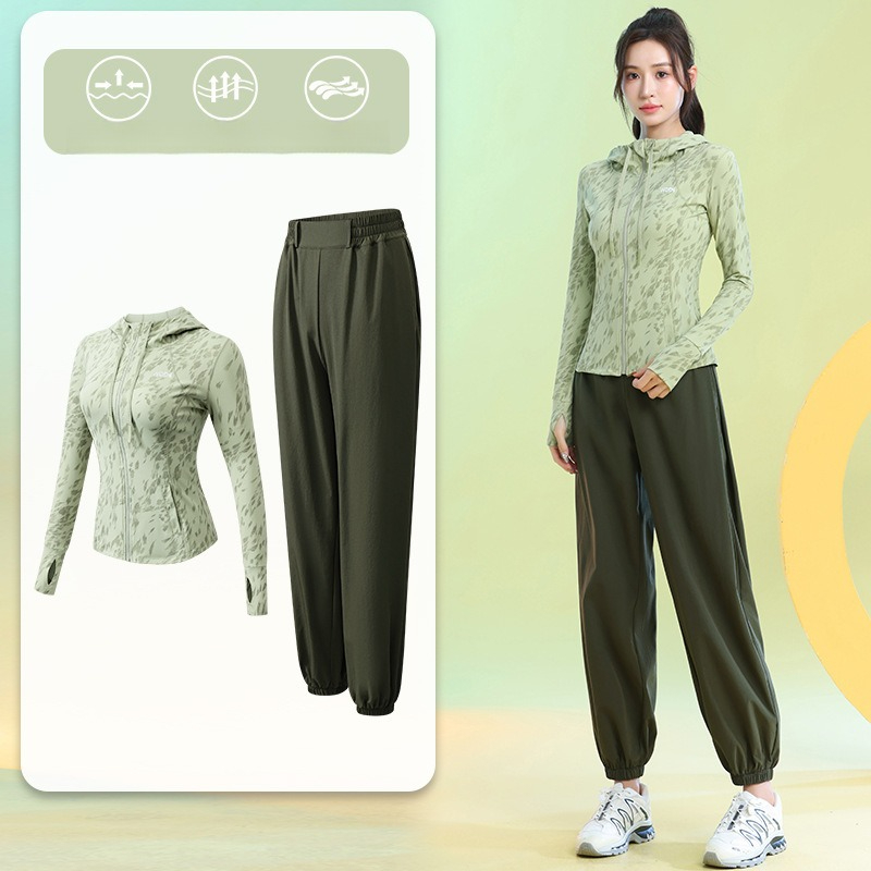 ชุดวิ่งผู้หญิงแขนยาวลายดอกไม้  - Running Gear Quick Dry บทวิจารณ์และราคา