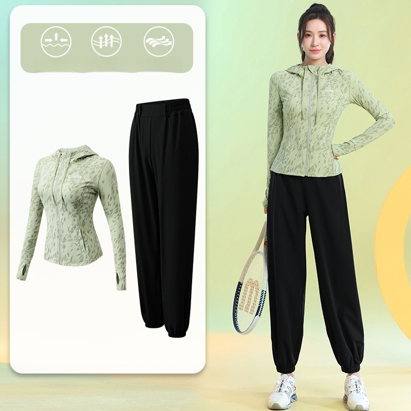 ชุดวิ่งผู้หญิงแขนยาวลายดอกไม้  - Running Gear Quick Dry บทวิจารณ์และราคา