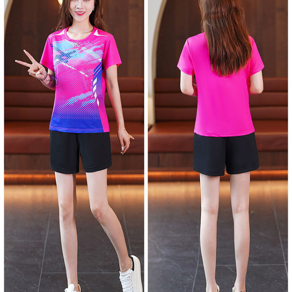 เสื้อกีฬาผู้หญิงสำหรับฤดูร้อน  - Running Gear Quick Dry บทวิจารณ์และราคา