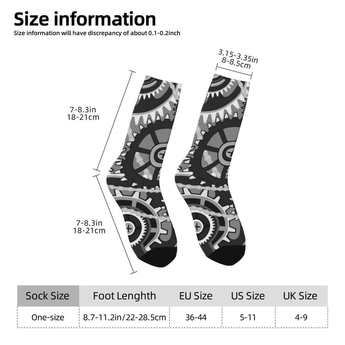 ถุงเท้าลายเกียร์วินเทจลายล้อรถ - Quality Running Gear บทวิจารณ์และราคา